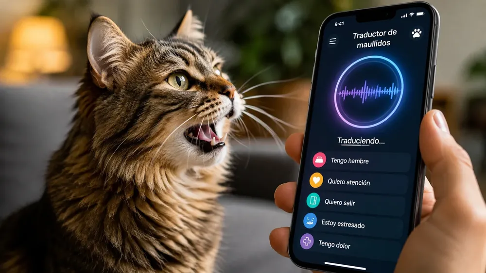 Traductor de maullidos de gatos